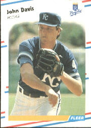 1988 Fleer Baseball Cards      255     John Davis